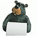 Willie Black Bear Holding Roll Of Toilet Tissue Wall Mounted Toilet Paper Holder Rack 7.5"