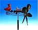 Cardinal Nest Whirley-gig Yard Art Spinner