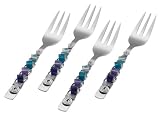 Wild Eye Designs Mini Forks, Set of 4, Blue Shades