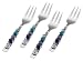 Wild Eye Designs Mini Forks, Set of 4, Blue Shades