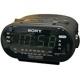 Wired Alarm Clock Hidden Camera Black and White