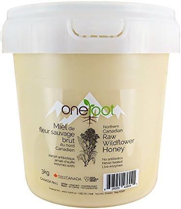 Oneroot Canadian Raw Wildflower Honey 3kg