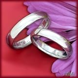 Platinum Men's 4MM Comfort Fit Wedding Band