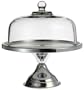 Anchor Hocking Stainless Steel & Glass Diner Cake Set