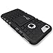 CoverON [Atomic Series] Fit iPhone 8 Kickstand Case, iPhone 7 Case, Hard Hybrid Tough Protective Armor Phone Cover Case for Apple iPhone 8/iPhone 7 - Black