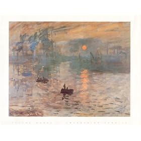 Impression Sunrise Claude Monet Boats Art Poster Print - 16