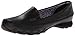 Skechers Women's Bikers Pedestrian Memory Foam Slip-On Moccasin,9 M US,Black Leather