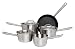 Prestige Advantage Cookware Saucepan Set, Stainless Steel, 5 Piece