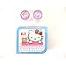 Hello Kitty Contact Lenses Case Set Care Blue White