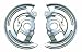 Backing Plates, Disc Brake, pair...'70-'72