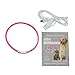 LED Pet Dog Collar,Pashion USB Rechargeable LED Light-Up Safety Neck Loop One Size Fits All Waterproof Night Safety Pet Dog Collar