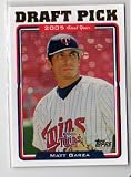 2005 Topps Update Matt Garza Rookie Baseball Card