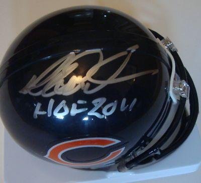 Richard Dent Signed Mini Helmet W/COA Chicago Bears HOF 1985 Super Bowl MVP - Autographed NFL Mini Helmets