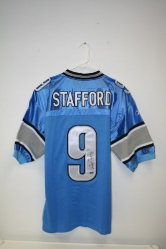 Matthew Stafford Detroit Lions Autographed Jersey W/ COA and new Logo
