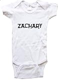 ZACHARY / Hurry Up - Name-series - White Or Blue Onesie / Baby T-shirt