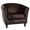 Bristol Chair - Leather Brown