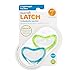 Munchkin Latch Lightweight Pacifier, Blue/Green, 6+ Months, 2 Count