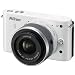Nikon 1 J2 Compact System Camera with 10-30mm Lens Kit - White (10.1MP) 3 inch LCD