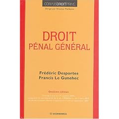 Droit p�nal g�n�ral