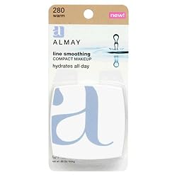 Almay Line Smoothing Compact Makeup with SPF 15, Warm 280, 0.35-Ounce Packages (Pack of 2)