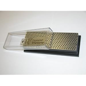 DMT W6XP 6-Inch Diamond Whetstone Sharpener - Extra-Coarse With Plastic Box by DMT (Diamond Machining Technology)