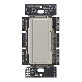Lutron MSC-AD-ST Maestro 600-Watt Accessory Dimmer Stone