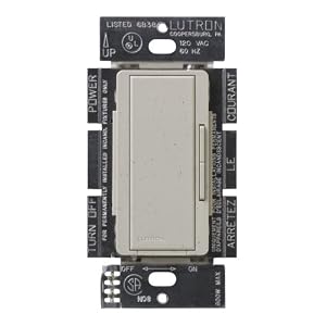 Lutron MSC-AD-ST Maestro 600-Watt Accessory Dimmer Stone by 