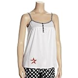NCAA Houston Astros Ladies White Galaxy Tank Top (Large)