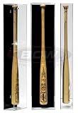 Deluxe Acrylic Vertical Baseball Bat Display - Black Back