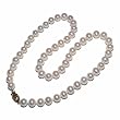 14k Yellow Gold 7.5.-8mm Freshwater Cultured Pearl Necklace, 20"