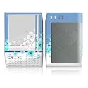 Flower Burst Blue Design Protective Decal Skin Sticker for Amazon Kindle E-Book Reader