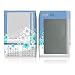 Flower Burst Blue Design Protective Decal Skin Sticker for Amazon Kindle E-Book Reader (Version 1.0)