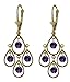 14k Solid Gold drop style Chandelier Earrings with title=