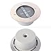 Exlight Solar Powered Ground Light Great for The Garden The Pathway or Stairway Comes With 3 LEDs and Two Types of Light Warm and White Pack of 2(Black)