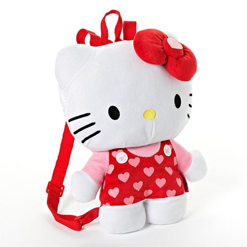 Hello Kitty Plush Hearts Jumper Backpack