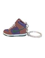 From Amazon.com. Click for details:
 Sports: Nike SB Brown Purple Green "Paul Brown" Dunk High 3D Sneaker Keychain - SPUSA Sports: Nike SB Brown Purple Green "Paul Brown" Dunk High 3D Sneaker Keychain - SPUSA