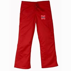 Nebraska Cornhuskers NCAA Cargo Style Scrub Pant (Red)