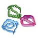 Evriholder Set of 3 Sandwich Crust Cutters, DynoBytes/FlipperBytes/SweetBytes