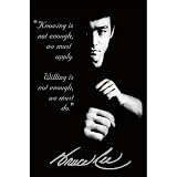 Bruce Lee (Quotes) Poster Print - 24" X 36"