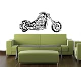 BIKE CHOPPER HOG HARLEY WALL Decal Sticker 080