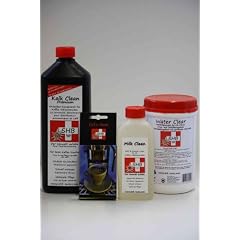 SHB Swiss Vollautomaten Premium Set Saeco/Jura XL (Entkalker, Milchschaumreiniger, Filtergranulat, Reinigungstabletten)