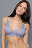 RVCA The Belladonna Lace Bra in Perri,Intimates for Women