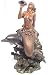 Mermaid Riding Dolphin Statue Bronze Finish Gorgeous