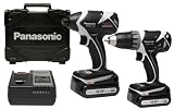 Panasonic EYC140B11 14.4-Volt Lithium-Ion Impact Driver/Drill Driver Combo Kit