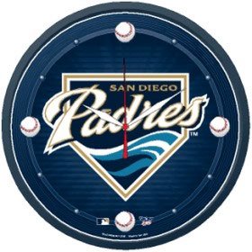 San Diego Padres Clock