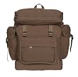 Earth Brown European Style Rucksack Backpack
