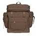 Earth Brown European Style Rucksack Backpack