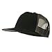 5 Panel Prostyle Trucker Caps - Black Black Charcoal