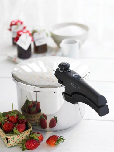 Prestige Smartplus Stainless Steel Pressure Cooker, 6 Litre