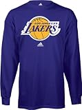 Los Angeles Lakers adidas Primary Logo Long Sleeve T-Shirt